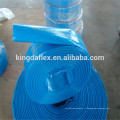 Tuyau plat flexible bleu de PVC de 3 pouces / PVC LAYFLAT Tuyau 10bar